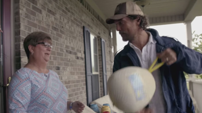 Wild Turkey Ambassador Matthew McConaughey Fittingly Hands Out Turkeys for Thanksgiving in Charitable Drive