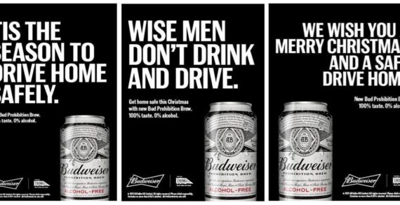 Budweiser’s Alcohol-Free Beer Prohibition Stars in Anti-Drink Drive Christmas Campaign