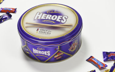 Design Bridge Creates Limited Edition Cadbury Heroes Tin to Mark 10th Anniversary of ‘Help For Heroes’