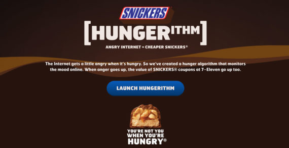 Snickers and Clemenger BBDO Melbourne’s Award-Winning ‘Hungerithm’ Goes Global