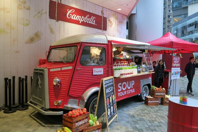 Campbell’s Soup Targets Hong Kong Market with Soup Truck