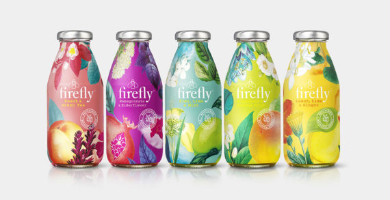 B&B Studio Draws on Limited Edition Superfly Bottles in Botanical-Led Rebrand for Firefly Core Range