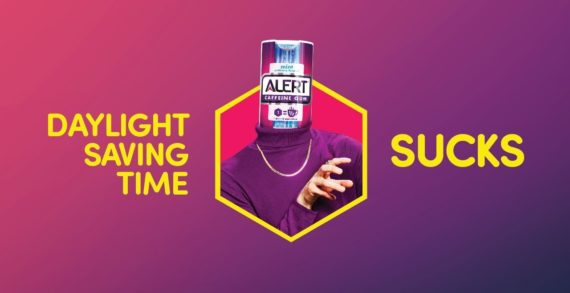 Wrigley’s Alert Caffeine Gum Energises People in Time for Daylight Saving