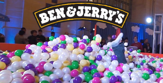 Ben & Jerry’s Creates Colourful Ball Pit for 40th Birthday