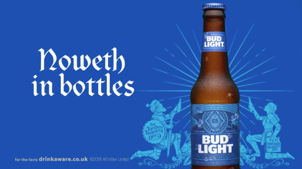 Bud Light Brings ‘Dilly Dilly!’ Phenomenon to the UK FAB News