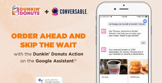 Dunkin’ Donuts Adds Voice Ordering Through Google Assistant