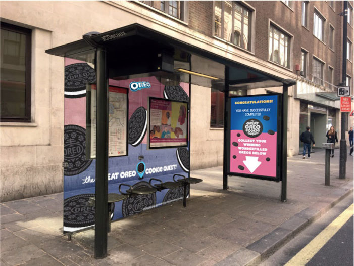 Mondelēz International Dispenses Oreos from Interactive OOH Game in ‘The Great Oreo Cookie Quest’