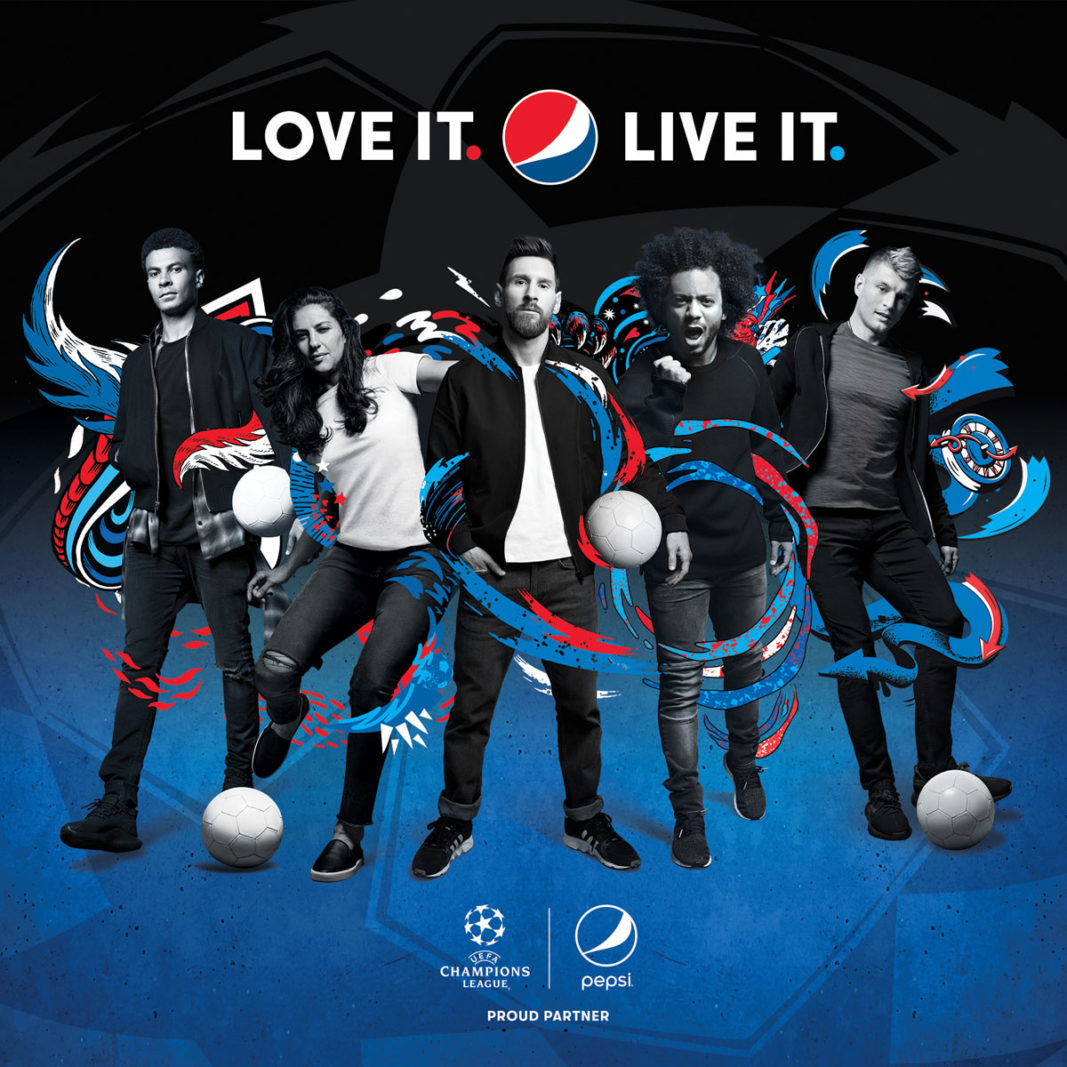 Painting The World Blue Pepsi Loves & Lives Football with Global 2018