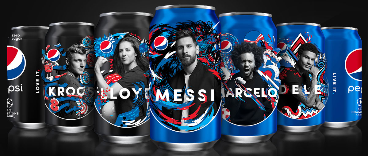 Painting The World Blue Pepsi Loves & Lives Football with Global 2018