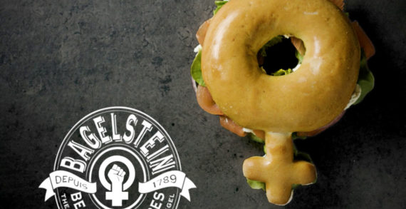 Bagelstein Supports Women on Equal Pay Day with the Womenstein Bagel