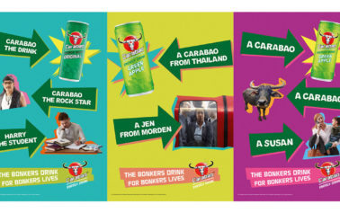 SNAP LDN Launches New Campaign for Carabao Energy Drink, “The Bonkers Drink for Bonkers Lives”