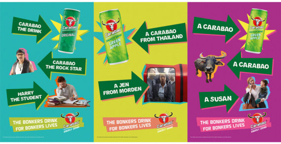 SNAP LDN Launches New Campaign for Carabao Energy Drink, “The Bonkers Drink for Bonkers Lives”