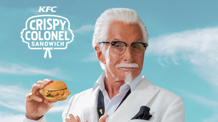 KFC Pairs New Crispy Colonel Sandwich with George Hamilton to Launch Latest Menu Item