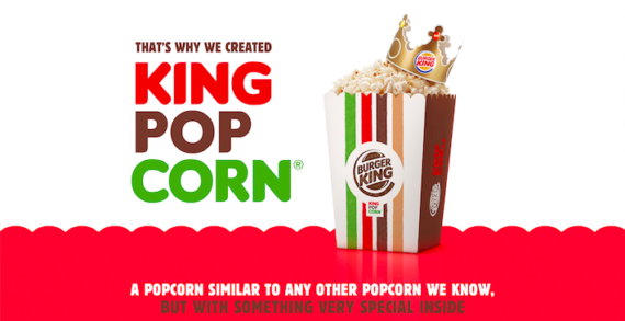 Burger King Hacks Peruvian Law in Movie Theaters With “King Popcorn” Campaign by McCann Lima