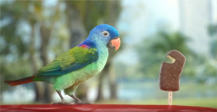 DDB Group Singapore Takes Wall’s Feast in a New Direction With the Help of a Parakeet