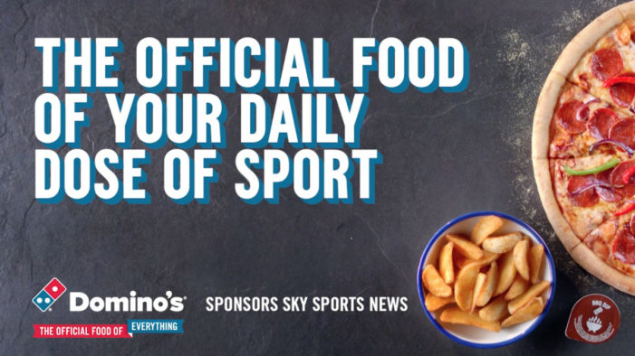 Domino’s Ties up with Sky Sports News to Target Hungry Sports Fans