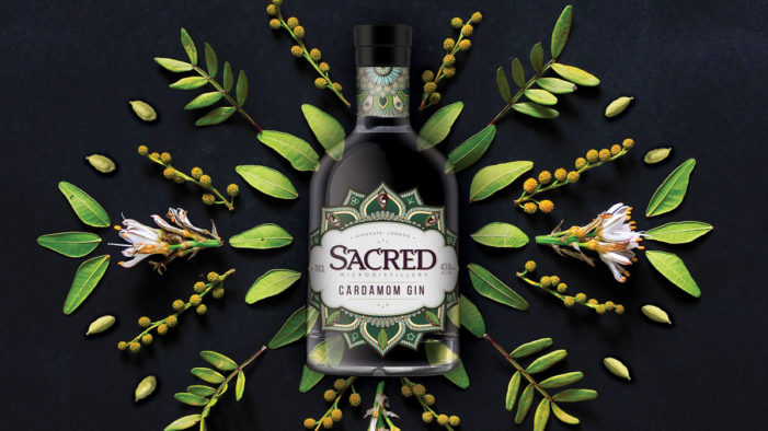 Hart & Jones Invoke Mysteries of the Orient in New Design for Sacred’s Cardamom Gin