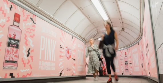 Pernod Ricard Brings New Scented OOH Campaign to London Underground for Launch of Beefeater Pink