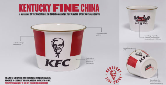 KFC’s Colonel’s Club Celebrates the Royal Wedding with Kentucky Fine China