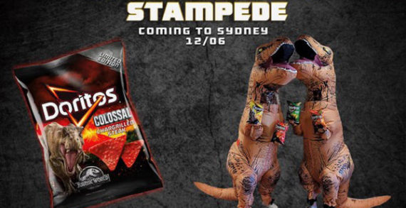 Doritos Dinosaurs Stampede the Streets of Sydney in New Guerilla Campaign