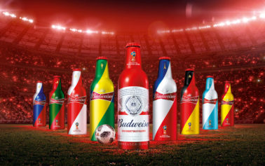 Jones Knowles Ritchie Shanghai Lights up Budweiser Collectible Bottles for the World Cup