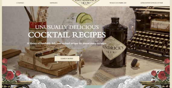 Hendrick’s Gin Launches Global Brand Sites Across America, Canada and Europe