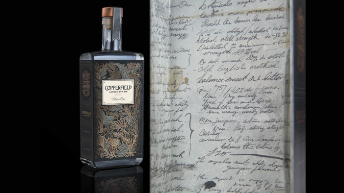 Nude Brand Creation Launches Design for Copperfield London Dry Gin from the Surrey Copper Distillery