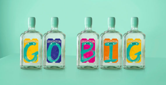 Our Design Agency ‘Colour My World’ with Brighton Gin’s Pride Limited Edition