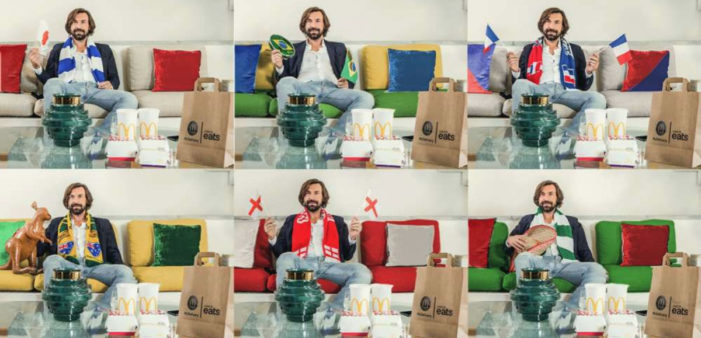 Italy’s Andrea Pirlo Teams up with McDelivery to Pick a Team for the World Cup