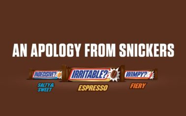 Snickers and BBDO New York Call People ‘Jerks’ then Apologise in Introduction of New Flavours