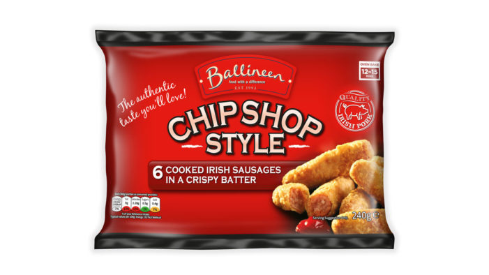 Ballineen Fine Foods Launches Chip Shop Style Irish Sausages in Over 300 Asda Stores