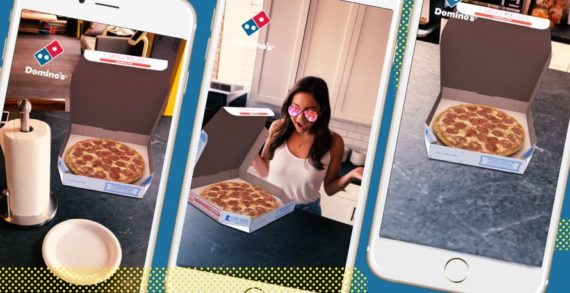 Domino’s Collaborates with Snapchat to Bring Pizzas in Augmented Reality