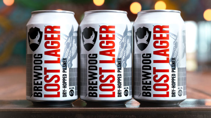 BrewDog Launches Lost Lager with Naming and Design by B&B Studio