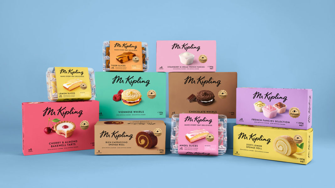 Mr Kipling Hits International Shelves with a Tantalising Redesign by Robot Food FAB News