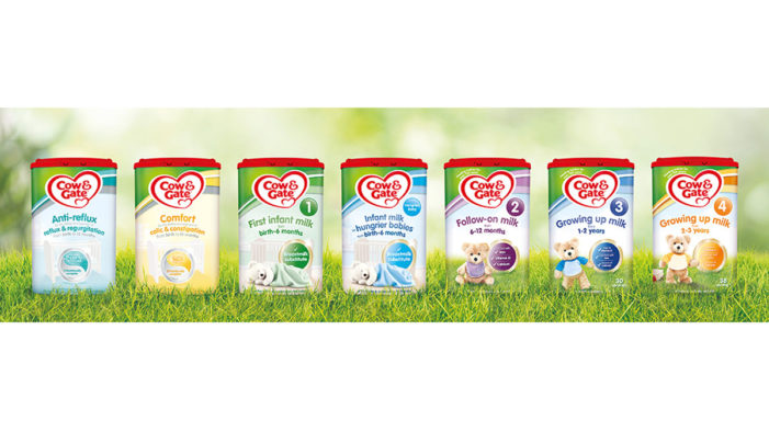 Cow & Gate Makes Strategic Design Move with its New EaZypack Milk Packaging