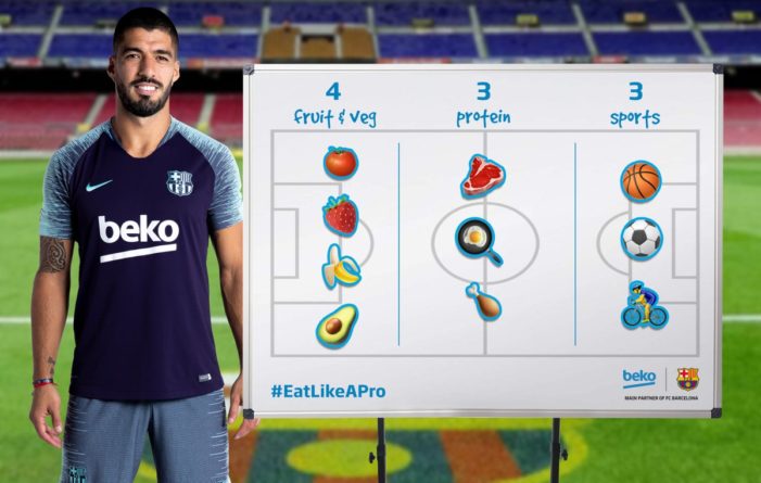 Beko Continue to Change the Conversation Around Healthy Eating Through Emojis with FC Barcelona
