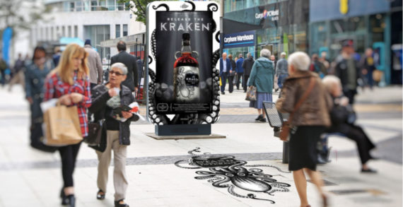 AR Campaign Releases the Dark Spirit of The Kraken Spiced Rum in Manchester