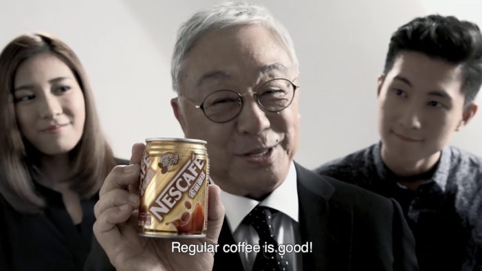 McCann Hong Kong Unveils Nescafé Mild Black Coffee with Ad Featuring Kenneth Tsang