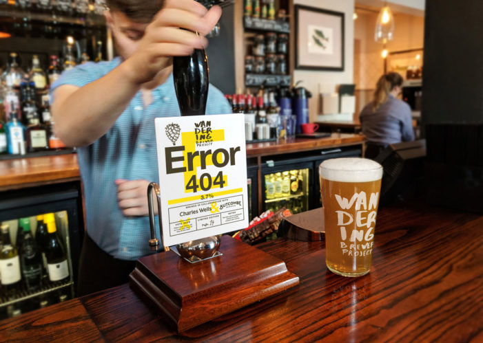 Eat With Your Eyes Brands Wandering Brewer Project’s ERROR 404 Offering