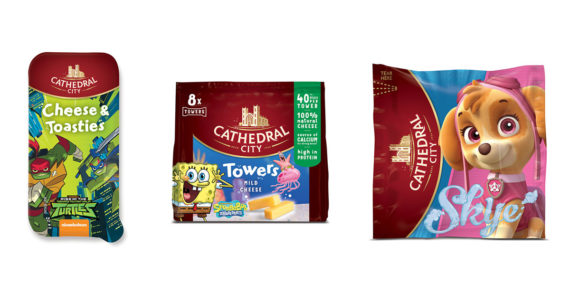 Dairy Crest Revamps Cathedral City Kids Snacking Range with Nickelodeon