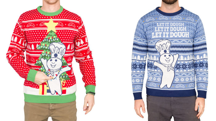 Pillsbury Debuts First-Ever Line of Doughboy Ugly Christmas Sweaters to Celebrate the Holidays