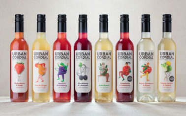 Jackdaw Design Delivers a Brand Identity with a Unique Fruity Twist for UK Cordial Brand