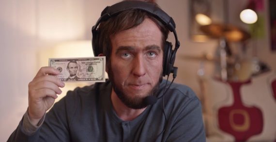Pizza Hut Brings a Modern-Day Abe Lincoln to Life for Super Bowl to Promote its $5 Lineup
