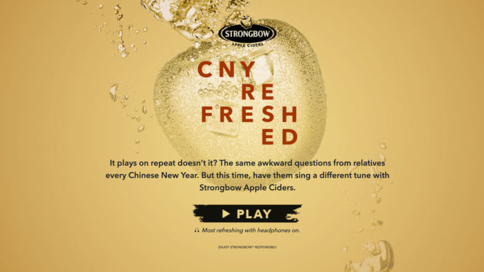 Strongbow Apple Ciders Refreshes Chinese New Year with a Cider Made Playlist