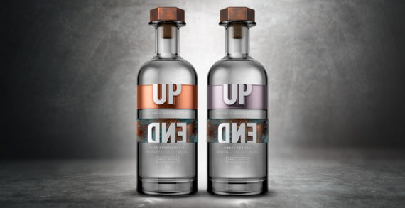 UPEND Gin Launches with Design by Nude Brand Creation