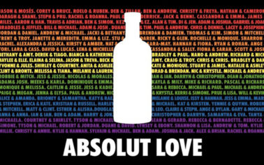 Absolut Celebrates Australian Marriage Equality in ‘Absolute Love’ Campaign by Cummins&Partners