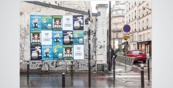 Danone Decorates the Streets of Paris Posters to Celebrate a Century of Yoghurt