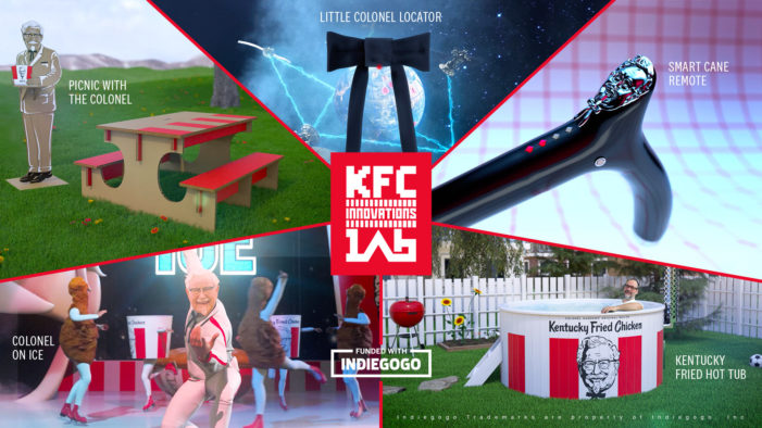 KFC Launches New Crowdfunding Campaign to Turn their Craziest Marketing Ideas into a Reality