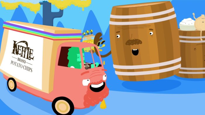 Kettle Brand Journeys Through a Flavour Frontier in Colourful Animated Ads