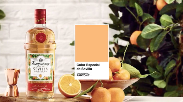 New Tanqueray Ad Announces that Seville has a Certified Pantone Colour